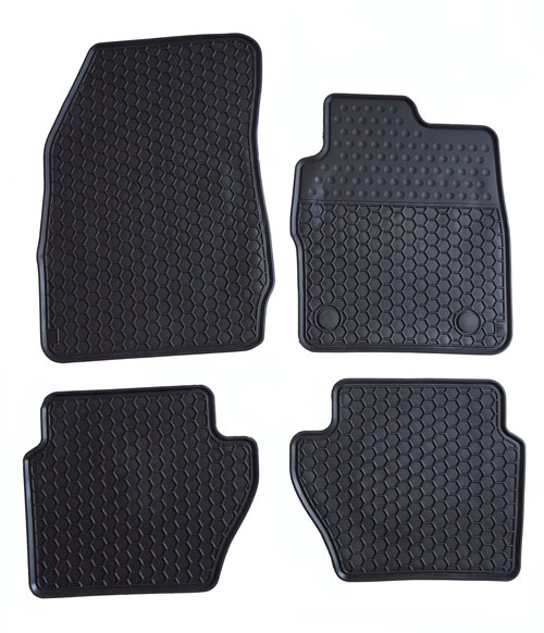 Ford Fiesta Moulded Rubber Car Mats (2011 - Present)