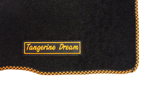 Tangerine Dream - Orange Embroidery