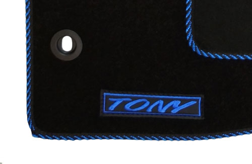 Tony - Blue Embroidery