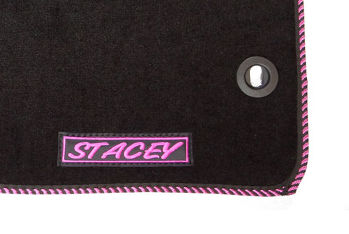 Stacey - Pink Embroidery