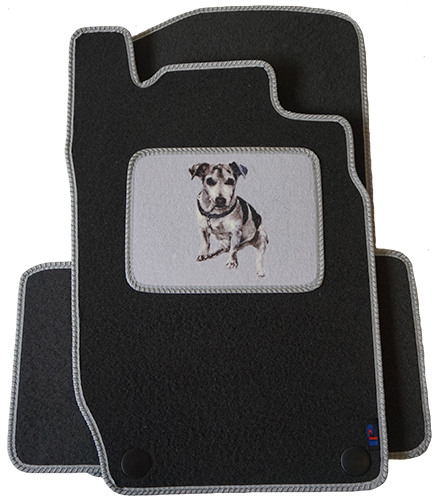 A Different Type of Dog Photo on the Heelpad of this Mercedes ML Mats