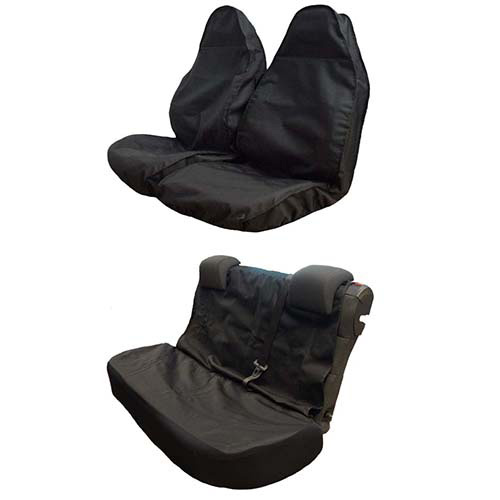 Full Set - Heavy Duty Black Seat Covers