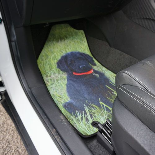 Personalised Car Mats - Your Image - Passenger Mat Example  
