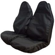Black front pair seat covers